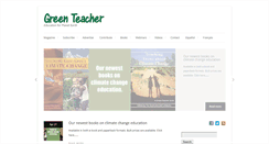 Desktop Screenshot of greenteacher.com